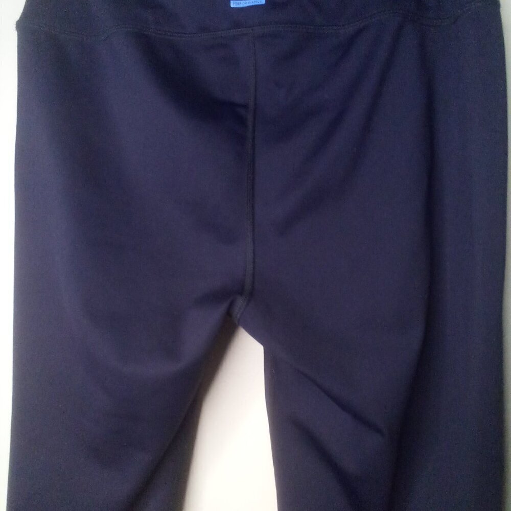 Fila Capri Leggings Women M Sport Active Leg Cut-Out Zip Pocket Black - Picture 11 of 13